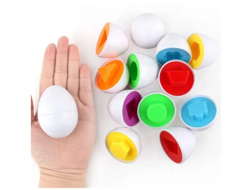 Matching Eggs Geometry Shape Sorter