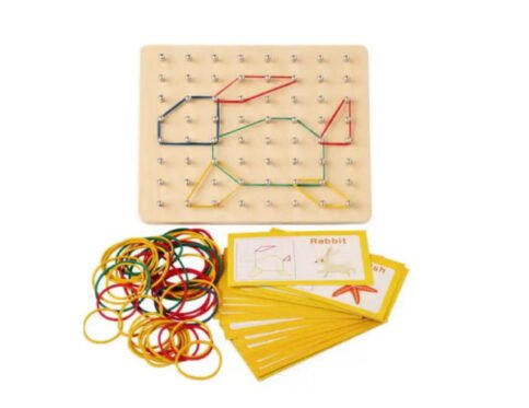 Mini Geo Board Educational Toy