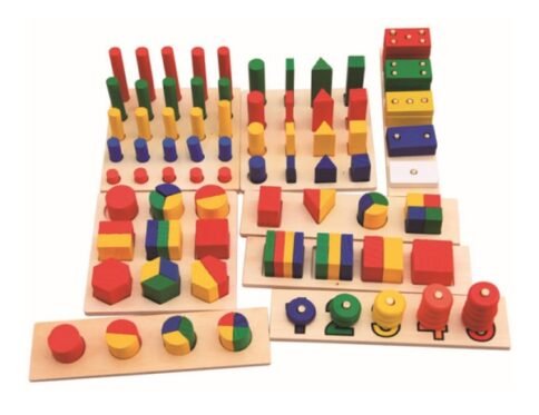 8 Pcs Geometry Shape Learning Blocks