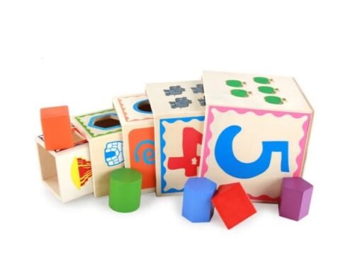 Numbers and Shapes Stacking Blocks