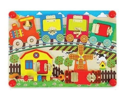 Activity Busy Board Train – Locks and Latches