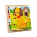 3D Wooden Block Puzzle - Farm Animals