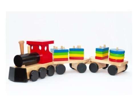 Shape Sorting Train - Educational Toy - Coloured