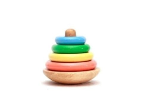 Wooden Ring Tower – 4 Colours