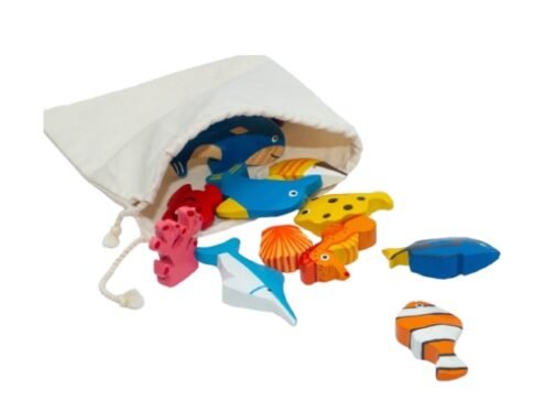 Marine Animals Set - Wooden Toy