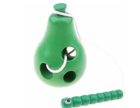 Hungry Caterpillar - Threading Activity Toy - Pear