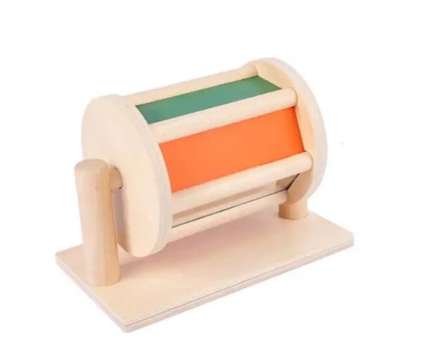 Spinning Drum – Educational Wooden Toy